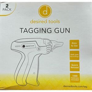 2 Pack Security/Price Tagging Gun & Tag Bundle Set